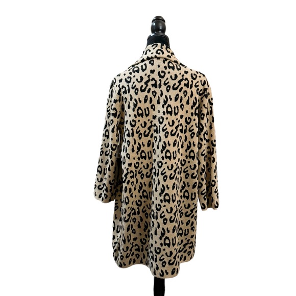 KASPER Women's Animal-Print Button-Up Sweater Jacket XL - Picture 7 of 8